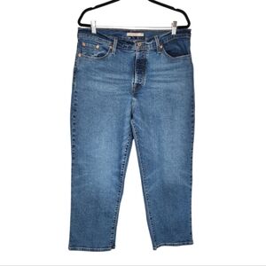 Levi's Wedgie Straight Button Fly Jeans Size 16W